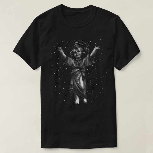 T-shirt Divino Nino Jesus Christian Icon Catholic Symbol B (Design devant)