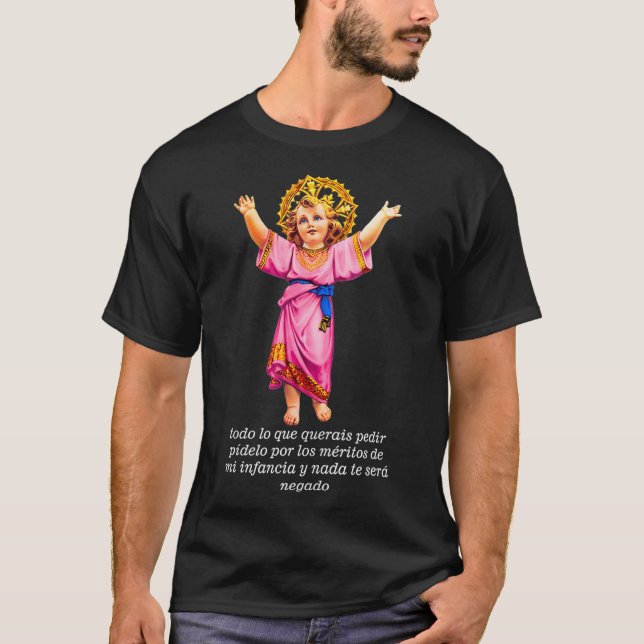T-shirt Divino Nio Saint Bébé Jésus  (Devant)