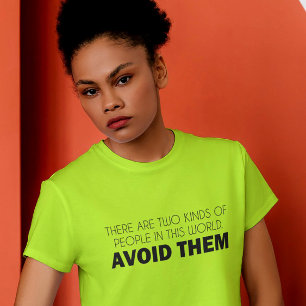 T-shirt Diviser le monde, un sarcasme à la fois