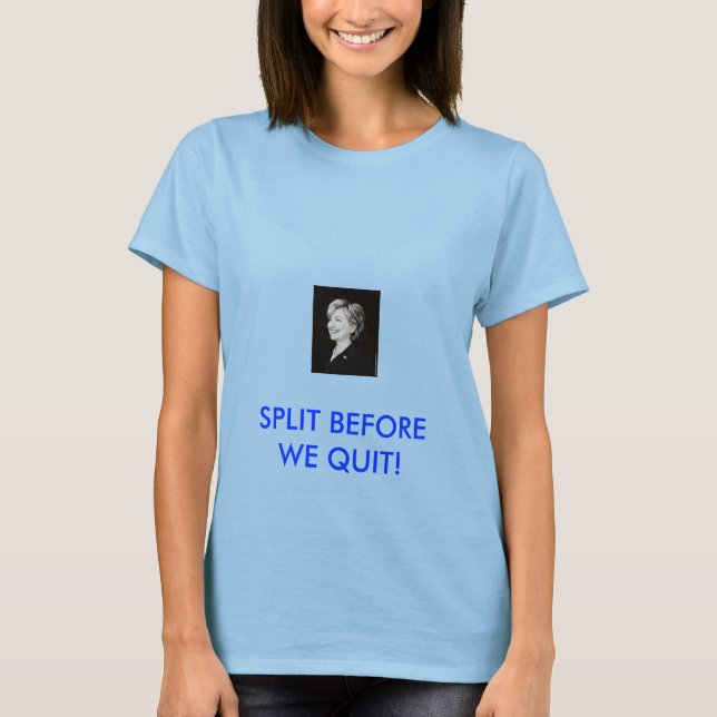 T-SHIRT DIVISEZ-VOUS AVANT DE QUITTER ! (Devant)