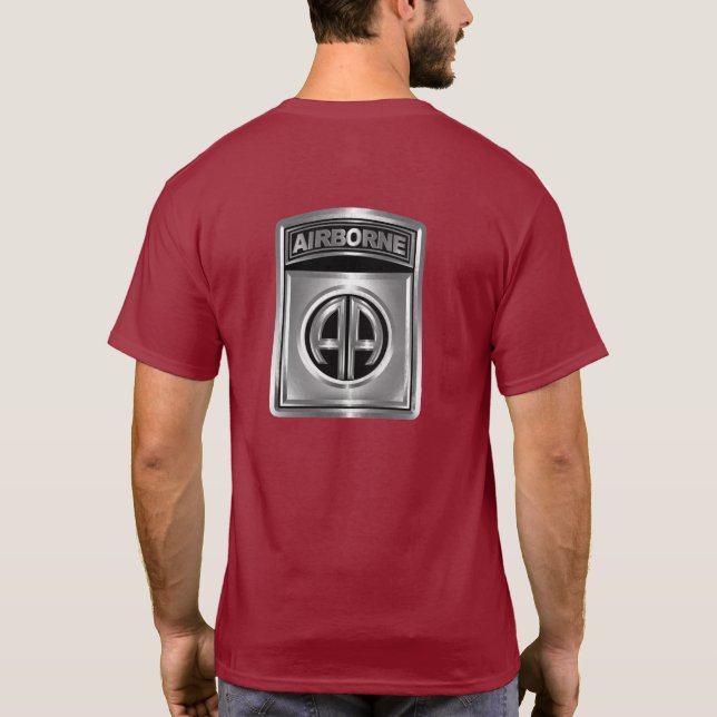 T-shirt Division aéroportée 82 Awesome Chrome Design  (Dos)