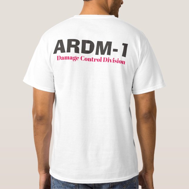 T-shirt Division de la réparation ARDM-1 (Dos)