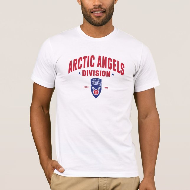 T-shirt Division des anges arctiques 11e division aéroport (Devant)