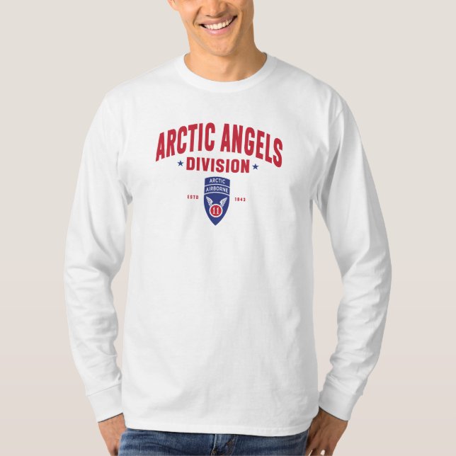 T-shirt Division des anges de l'Arctique 11e division aéro (Devant)