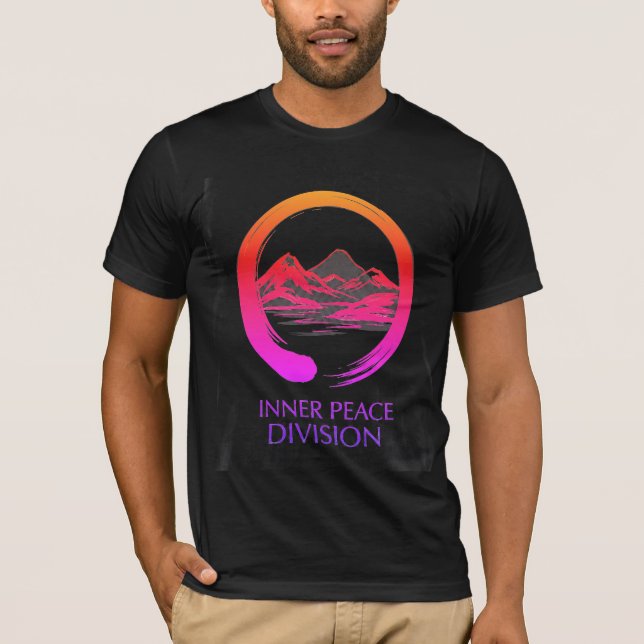 T-Shirt Division Paix Intérieure Minimal Streetwea (Devant)