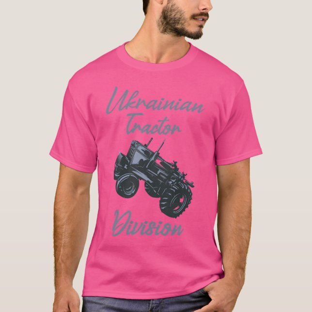 T-shirt Division ukrainienne des tracteurs (Devant)