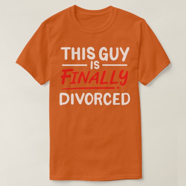 T-shirt Divorcé (Design devant)