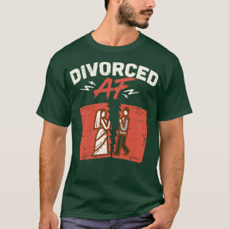 T-shirt Divorcé AF Ex Femme Ex Hus Relation Rompre