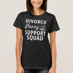 T-shirt Divorce Pour Hommes Femmes Soutien Squad Divorce P
