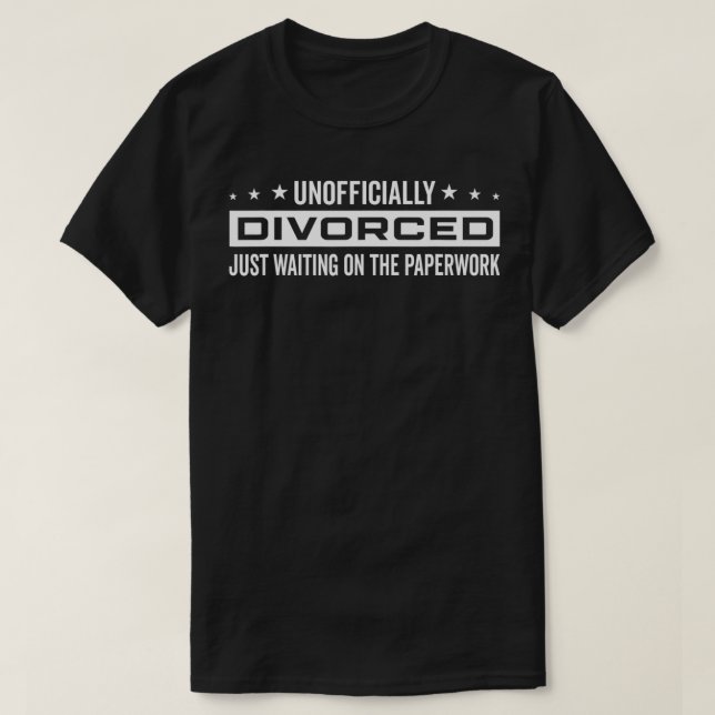 T-shirt Divorce Récemment Divorce Divorce Unly Couple Sépa (Design devant)