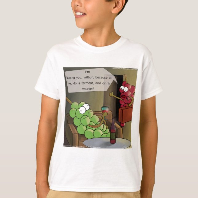 T-shirt Divorces aux raisins drôles (Devant)