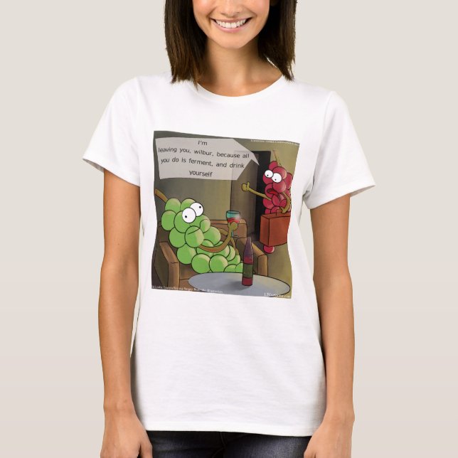 T-shirt Divorces aux raisins drôles (Devant)