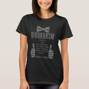 T-shirt Divorgasme Divorce Enfin Libre Divorcé