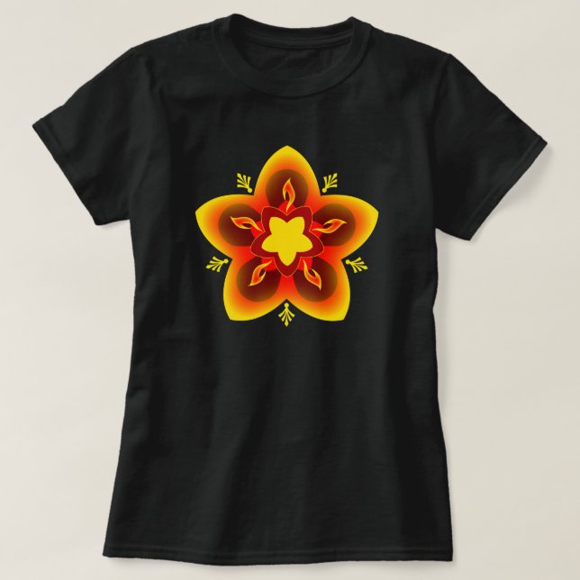 T-shirt diwali rangoli (Design devant)