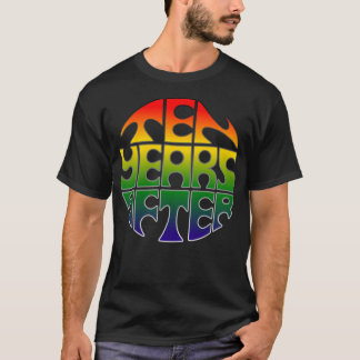 T-shirt Dix ans après Rainbow Logo Classo T Shirt