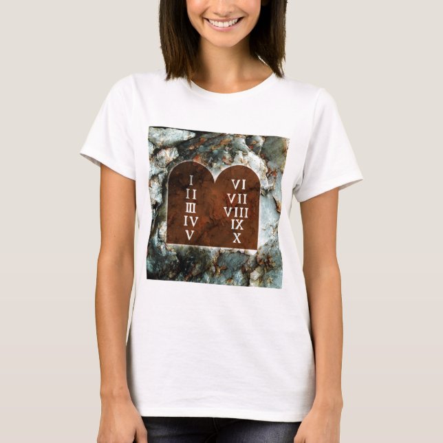 T-shirt Dix commandements (Devant)