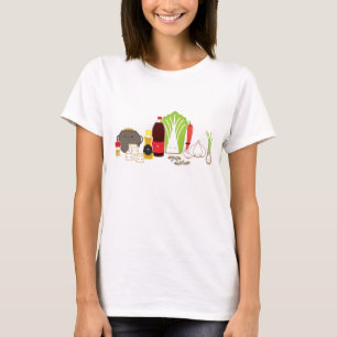 T-shirt Dix éléments essentiels en nourriture coréenne