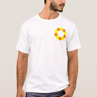 T-shirt Dix pentagones sur la poche - OY