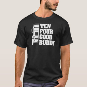 T-shirt Dix-Quatre Bon Pote Pour Un Trucker 2
