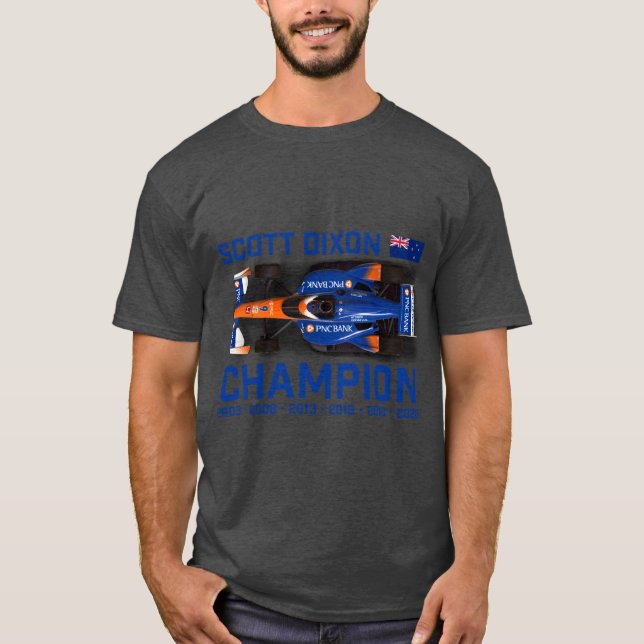 T-shirt Dixon Champion 2020 texte bleu (Devant)