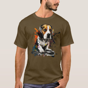 T-shirt DJ 1 beagle