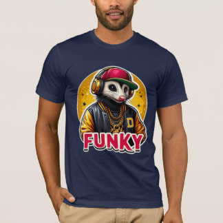 T-SHIRT DJ 6 FUNKY-OPOSSUM