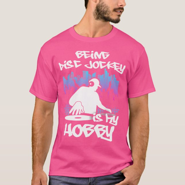 T-shirt Dj Cadeaux Pour Disc Jockey Electro Club Beats Syn (Devant)