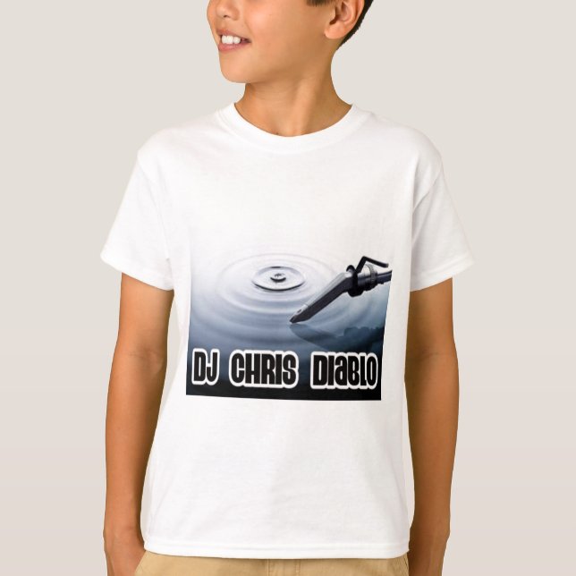 T-SHIRT DJ CHRIS DIABLO - ONDE (Devant)