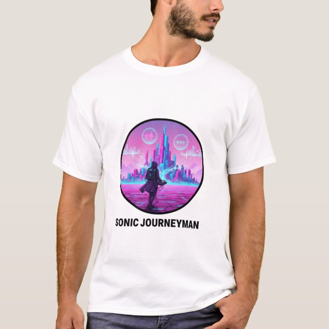T-shirt DJ Digital Desert Wanderer (Devant)
