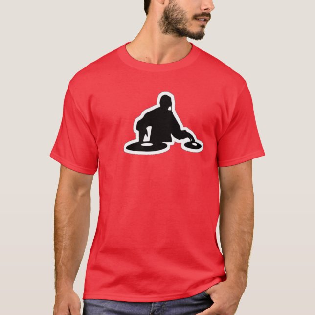 T-shirt DJ Disk Jockey (Devant)