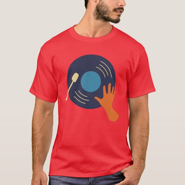 T-shirt DJ Disk Jockey (Devant)