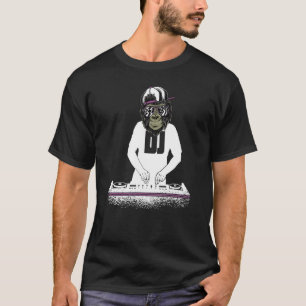 T-shirt DJ Disk Jockey Monkey 1
