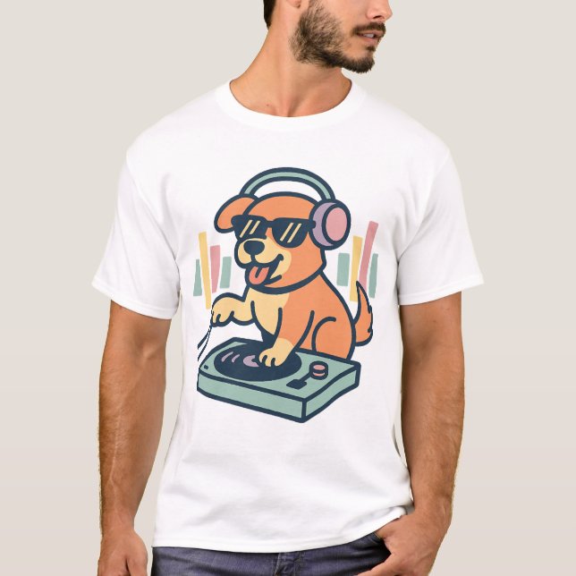 T-shirt DJ Dog (Devant)