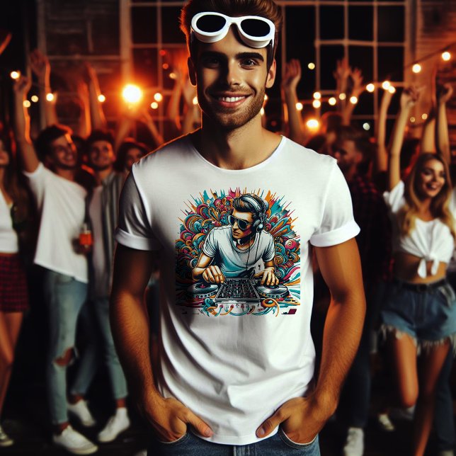 T-shirt Dj en action (Dj Grooving)