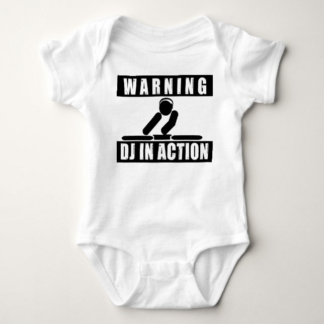 T-shirt Dj En Action (Devant)