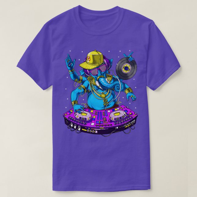 T-shirt DJ Ganesha Music (Design devant)
