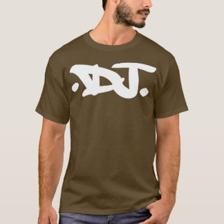 T-shirt DJ Graffiti blanc