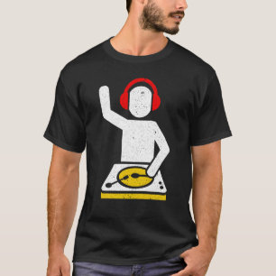 T-shirt DJ Graphic Pour DJ Et Musique Cool