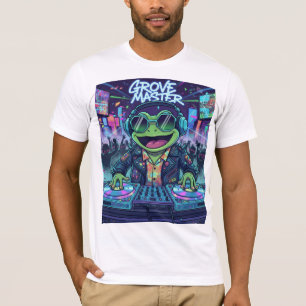 T-shirt DJ grenouille Drôle Rave Party Tee Amat