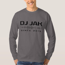 DJ JAK Smoke Gris Soundwave Long Sleeve Tee