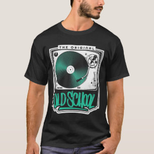 T-shirt Dj - Le Tourne-disque De L'Ancienne École D'Origi
