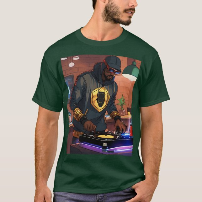 T-shirt "DJ Life : Beat by Beat" (Devant)