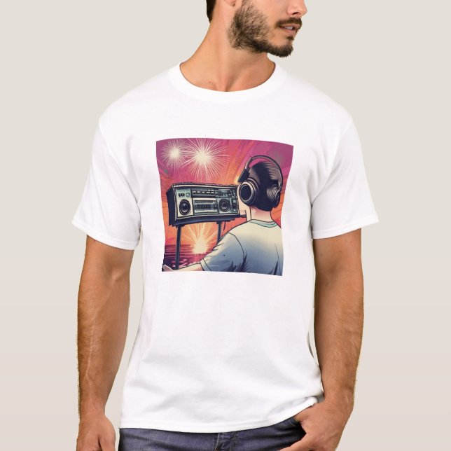 T-shirt DJ Maestro de Feu d'Artifice (Devant)