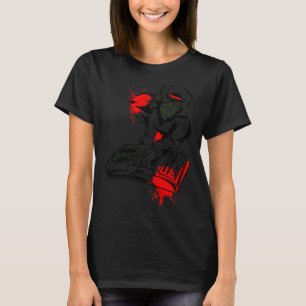 T-shirt DJ Monkey Music Party Fun Sunglaces Fun Dancing C