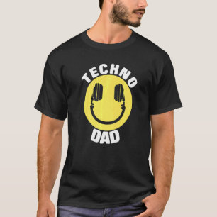 T-shirt Dj Music Techno Papa