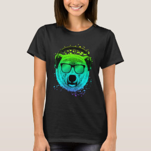 T-shirt Dj Musique Techno Pour Ravers Edm Psychédélique Ou