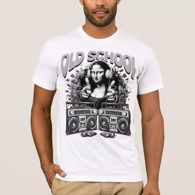 T-shirt DJ Old School Music (Devant)