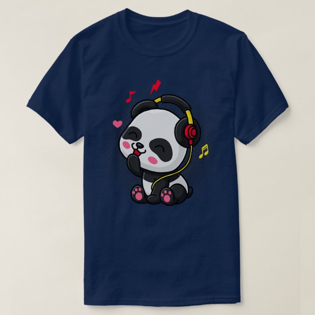 T-shirt DJ Panda (Design devant)