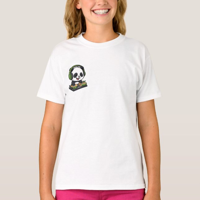 T-shirt DJ Panda Bamboo Beats Enfants (Devant)