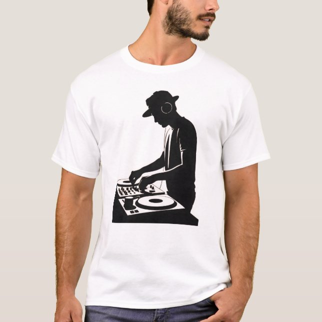 T-shirt DJ Silhouette (Devant)